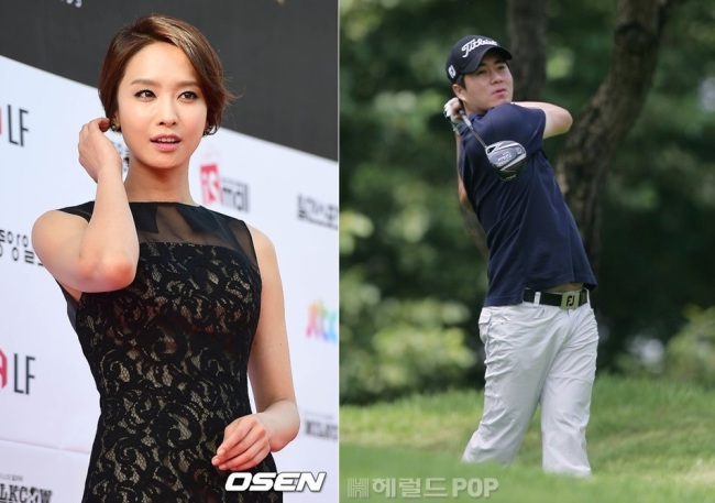 박정아, 2세 연하 프로골퍼 전상우와 열애 “연예인골프 모임서 만남…3개월째”. 사진=OSEN, 헤럴드POP