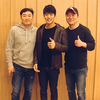 하석진, “컬투 형님들과 함께” 머리 크기 차이가…‘명불허전’. 사진=하석진 페이스북