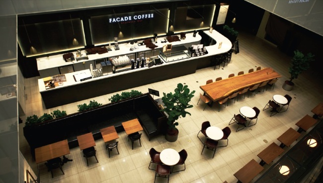 Facade Coffee espresso bar will be launched later this year at AK Plaza’s branch in Suwon, Gyeonggi Province. (The Square Design)