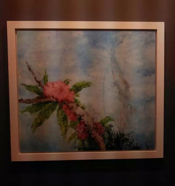 [사진=류웨이(??)의 2007년작 ‘꽃 한 송이(一枝花?)’]
