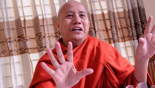 U Wirathu remains convinced that Islam will eventually take over Myanmar if Buddhists are complacent.    The Straits Times
U Wirathu remains convinced that Islam will eventually take over Myanmar if Buddhists are complacent.    The Straits Times
