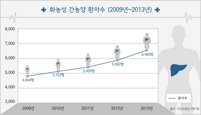 몸살인줄 알았더니 간에 고름이??