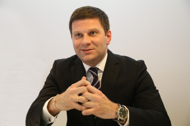 Jaguar Land Rover regional director Dmitry Kolchanov