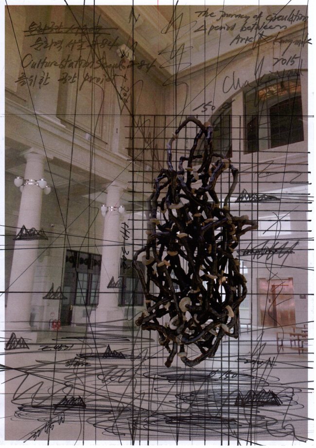 “The Journey of Circulation/A Period Between Art and Kangmok” by Cha Ki-youl. Culture Station Seoul 284