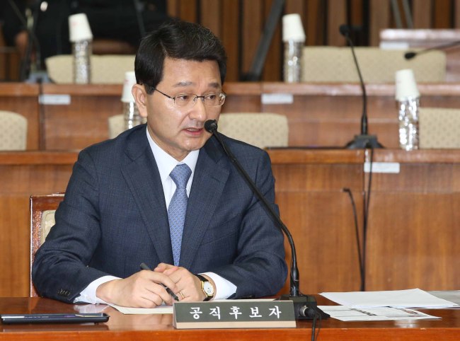 7일 국회에서 열린 박상옥 대법관후보자 청문회에서 박보자가 의원들의 질문에 답하고 있다.<br />정희조 기자/checho@heraldcorp.com  150407
7일 국회에서 열린 박상옥 대법관후보자 청문회에서 박보자가 의원들의 질문에 답하고 있다.
정희조 기자/checho@heraldcorp.com  150407