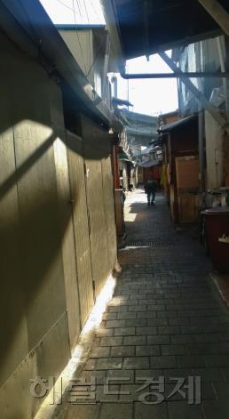 영등포 쪽방촌.