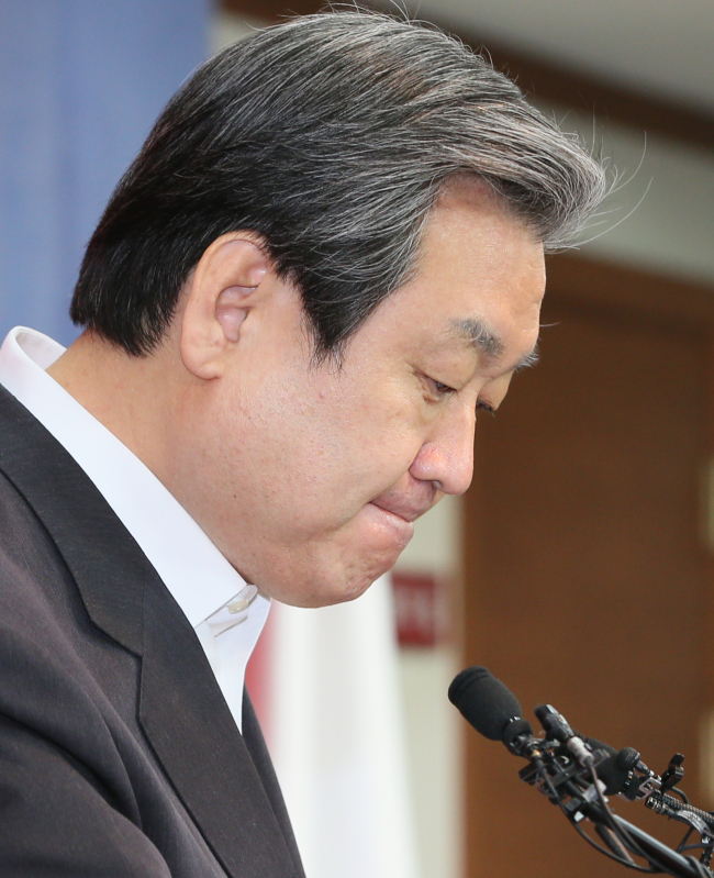 Saenuri Party leader Kim Moo-sung