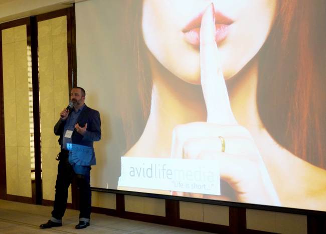 Christopher Kraemer speaks during a press conference held at a hotel in Seoul on Tuesday. (Medicom)
