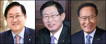 (차례대로)서경배 아모레퍼시픽그룹 회장, 조환익 한국전력공사 사장, 구자관 삼구아이앤씨 책임대표사원이 각각 한국능률협회(KMA) ‘제47회 한국의 경영자’로 선정됐다. [사진제공=한국능률협회]