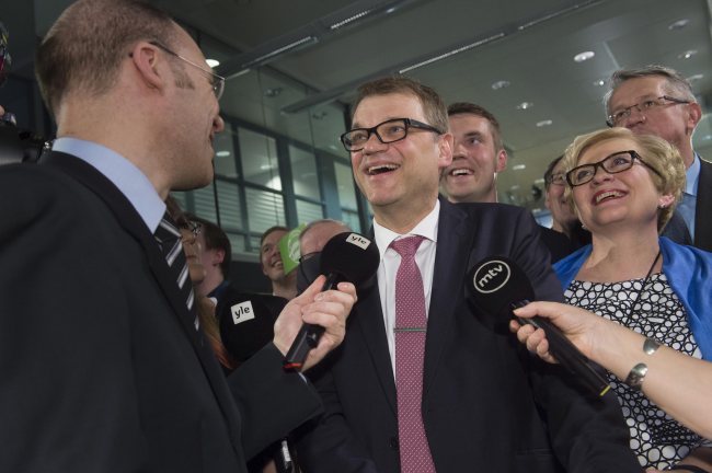 Center party leader Juha Sipila.   EPA-Yonhap