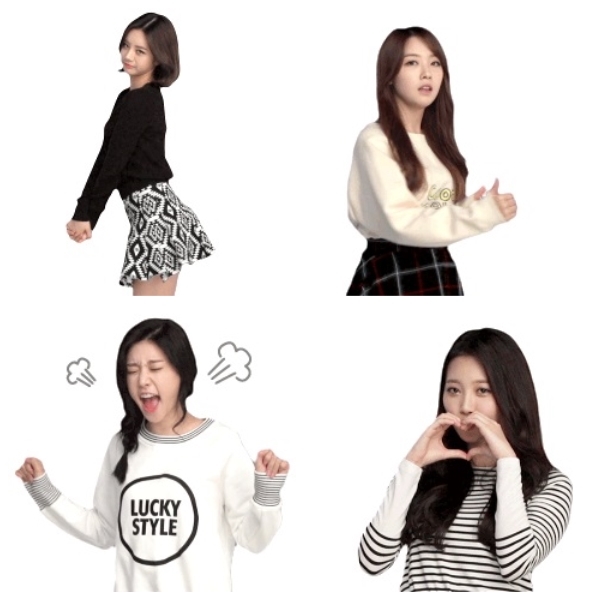 Realcons featuring K-pop group Girl’s Day (Daum Kakao)
