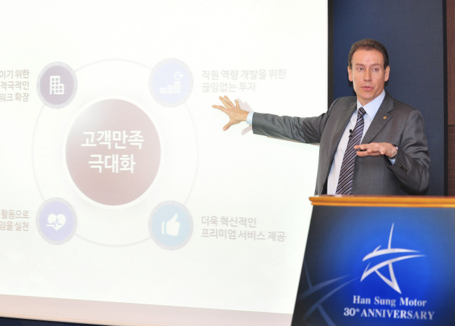 Han Sung Motor CEO Ulf Ausprung