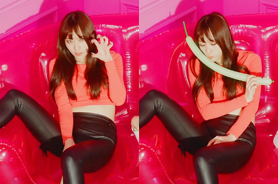 예능까지 섭렵한 하니 ⓒ'위아래' 뮤직비디오 캡처