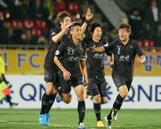 동점을 만들어낸 성남 ⓒ성남 FC