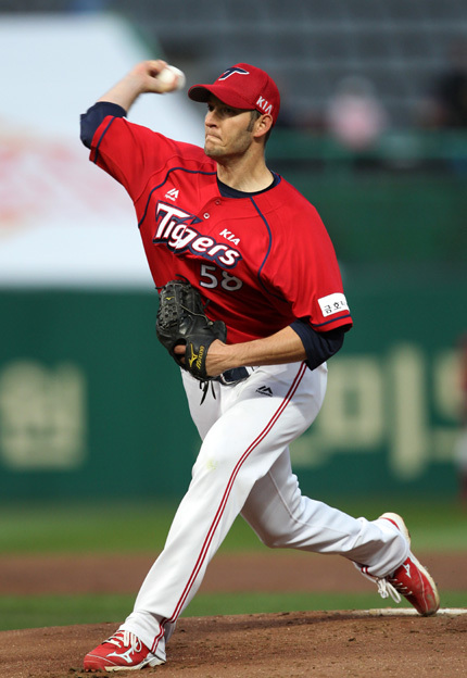 스틴슨의 호투가 보고싶은 KIA ⓒKIA 타이거즈