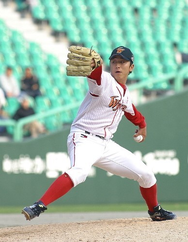 연이은 호투를 보여주고 있는 정우람 ⓒSK 와이번스