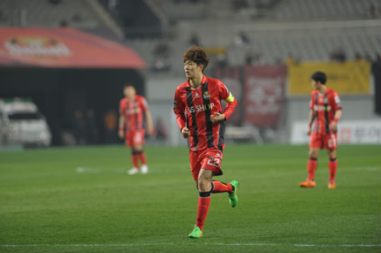 고명진의 득점으로 이기고 있는 서울 ⓒFC 서울