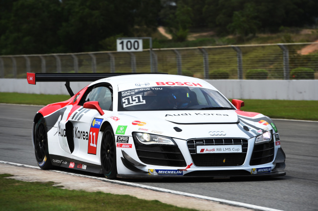 Team Audi Korea You Kyoung-ouk’s vehicle.    Audi Korea