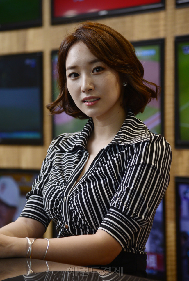 김선신 MBC SPORTS+ 아나운서. 박해묵 기자/mook@heraldcorp.com