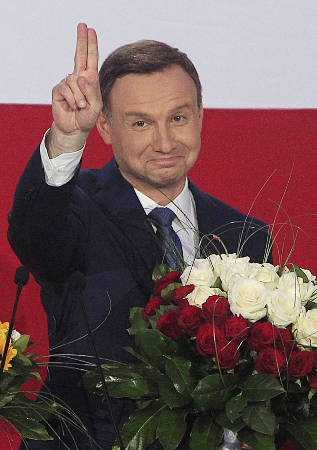 Andrzej Duda.   AP-Yonhap