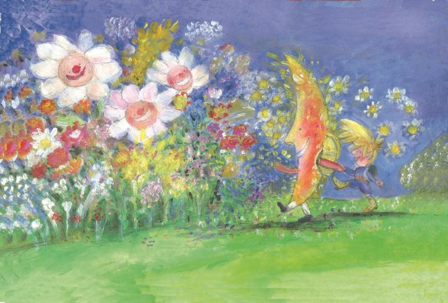 First Grader Moon, 종이에 아크릴, 31.5x49㎝, 2014 [사진제공=롯데갤러리]