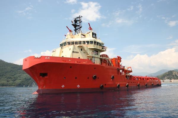 An offshore support vessel built by SPP.     SPP