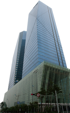 Headquarters of POSCO E&C in Songdo, Incheon