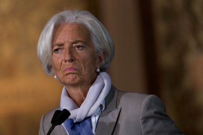 IMF Managing Director Christine Lagarde.   Bloomberg