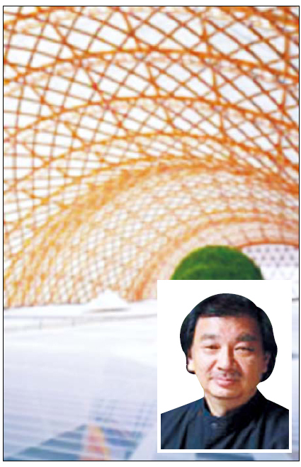 자연재해를 우려한 일본 슈퍼리치들의 대피시설 수요가 늘어나자 이를 이용한 사업으로 성공을 거두는 사업가도 늘어나고 있다. 사진은 종이
대피소를 개발한 건축가 반 시게루.