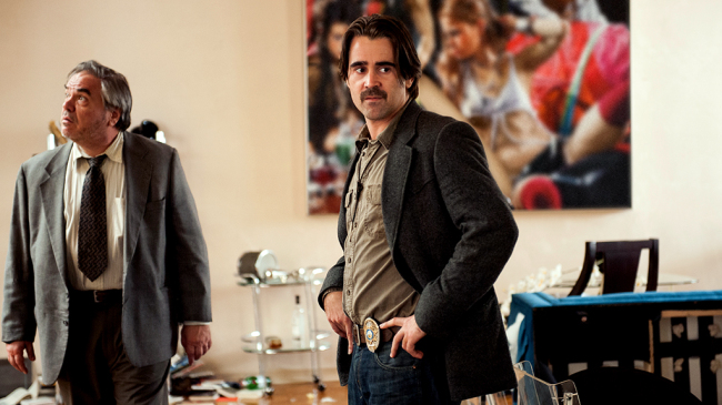 Colin Farrell as Ray Velcoro in HBO crime series “True Detective.” HBO