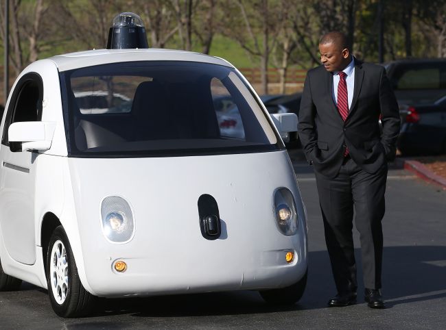 Google’s self-driving car (AFP)