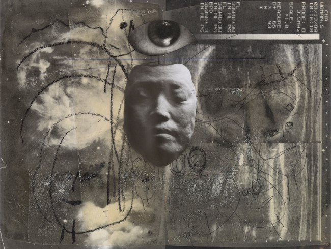 ⓒ김대수, 태초에, 혼합매체, 27x35㎝, 1990 [사진제공=고은사진미술관]