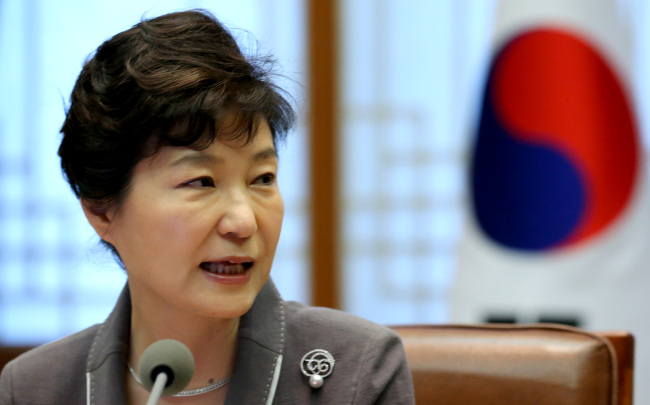President Park Geun-hye (Yonhap)