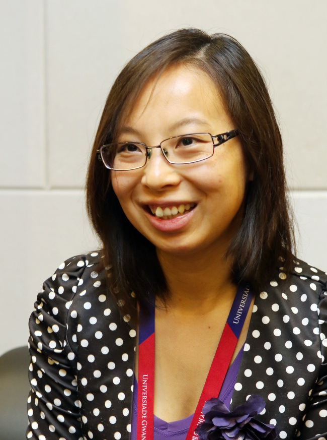 Jing Zhao (Photo by Lee John-hwan)