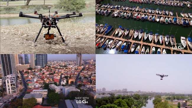 Video clips featuring aerial views of Tel Aviv crossed 500,000 hits this week on LG’s Facebook account in Israel. The tech giant made the films last month with a drone loaded with its G4 smartphone to celebrate the launch of the handset in Israel.   LGE
