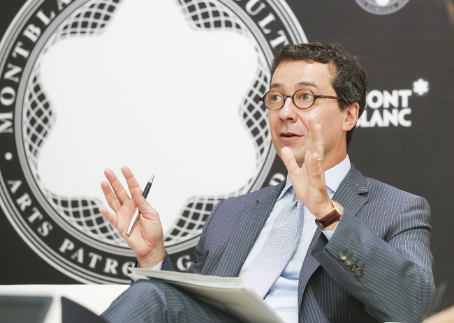 Sylvain Costof, managing director of Montblanc Korea