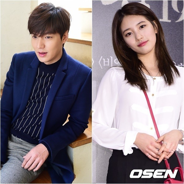 Lee Min-ho (left) and Suzy (OSEN)