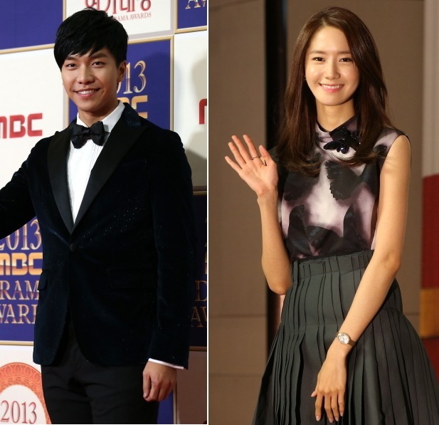 Lee Seung-gi (left) and Yoona (Yonhap)