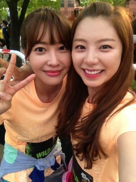 왕지혜와 박수진. 사진=박수진 SNS