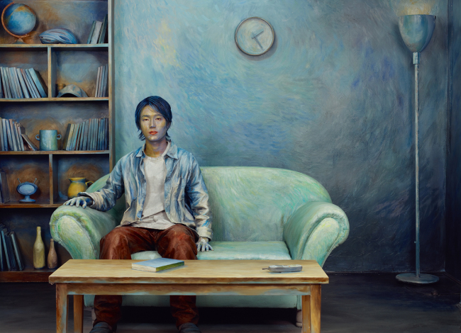 “A Man Turned Into Painting” by Yoo Hyun-mi (Wooyang Museum of Contemporary Art)