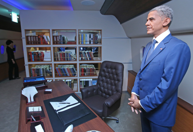 A wax figure of U.S. President Barrack Obama (Yonhap)