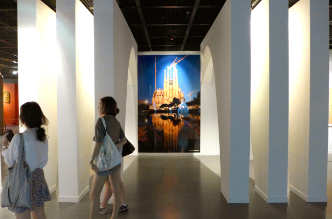 “Unique Gaudi. Barcelona” at the Seoul Arts Center’s Hangaram Art Museum.   Joel Lee/The Korea Herald