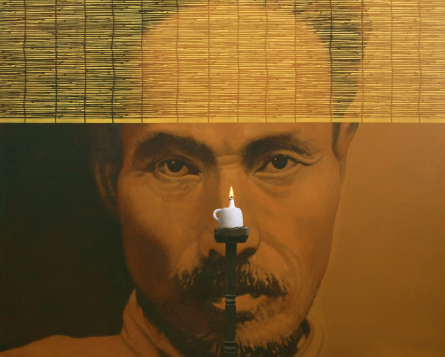 강기훈 ‘그때, 그곳에서, 그는…김동삼’ 162.2×130.3㎝, 캔버스에 유채, 2014 [사진제공=갤러리소헌]