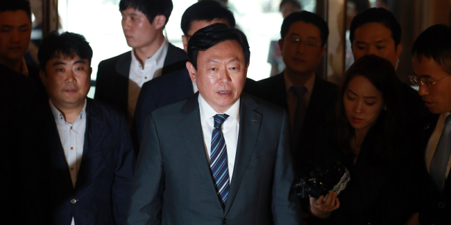 Lotte Group Chairman Shin Dong-bin. (Yonhap)