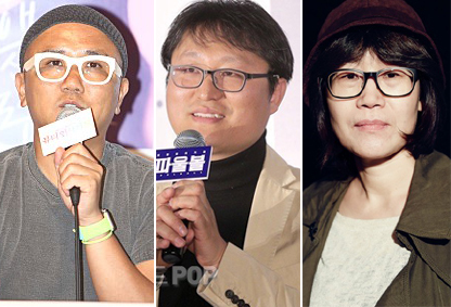 사진=(왼쪽부터) 백감독, 조정래 감독, 신수원 감독