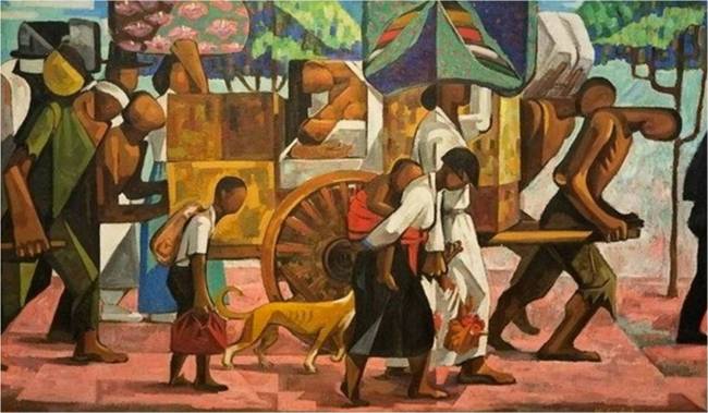 “The Korean War” by Lee Soo-auck (Private Collection)