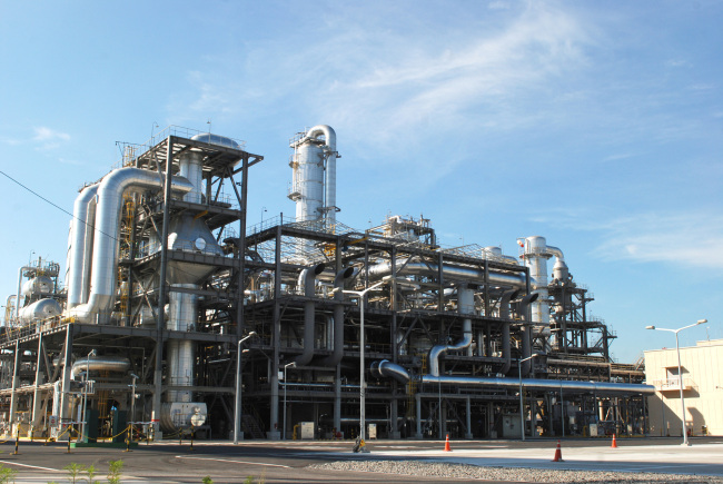 LG Chem’s acrylic acid plant in Yeosu, South Jeolla Province