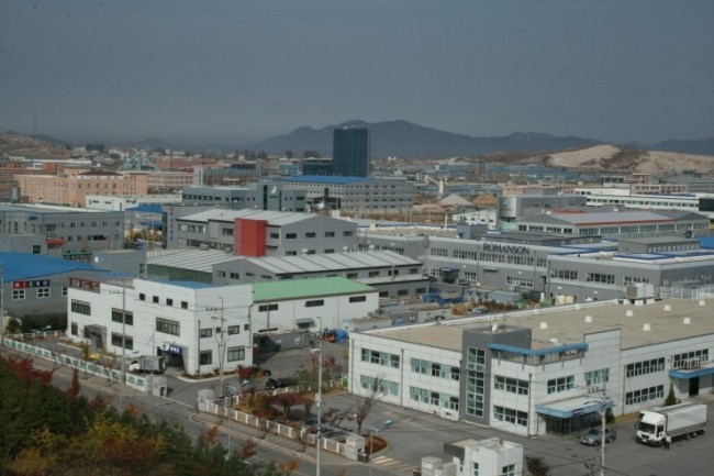개성공단의 모습.