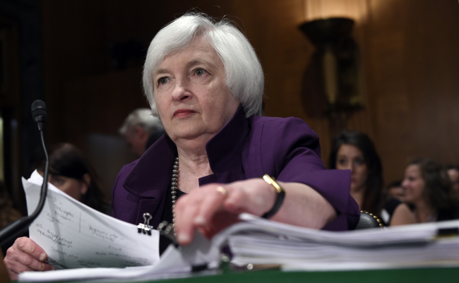 U.S. Federal Reserve chair Janet Yellen