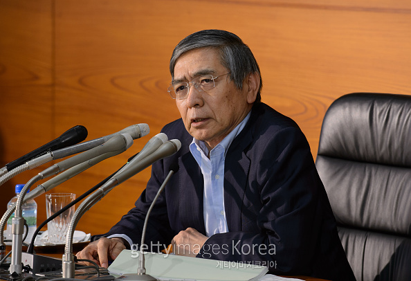 구로다 하루히코 일본 중앙은행 총재.
